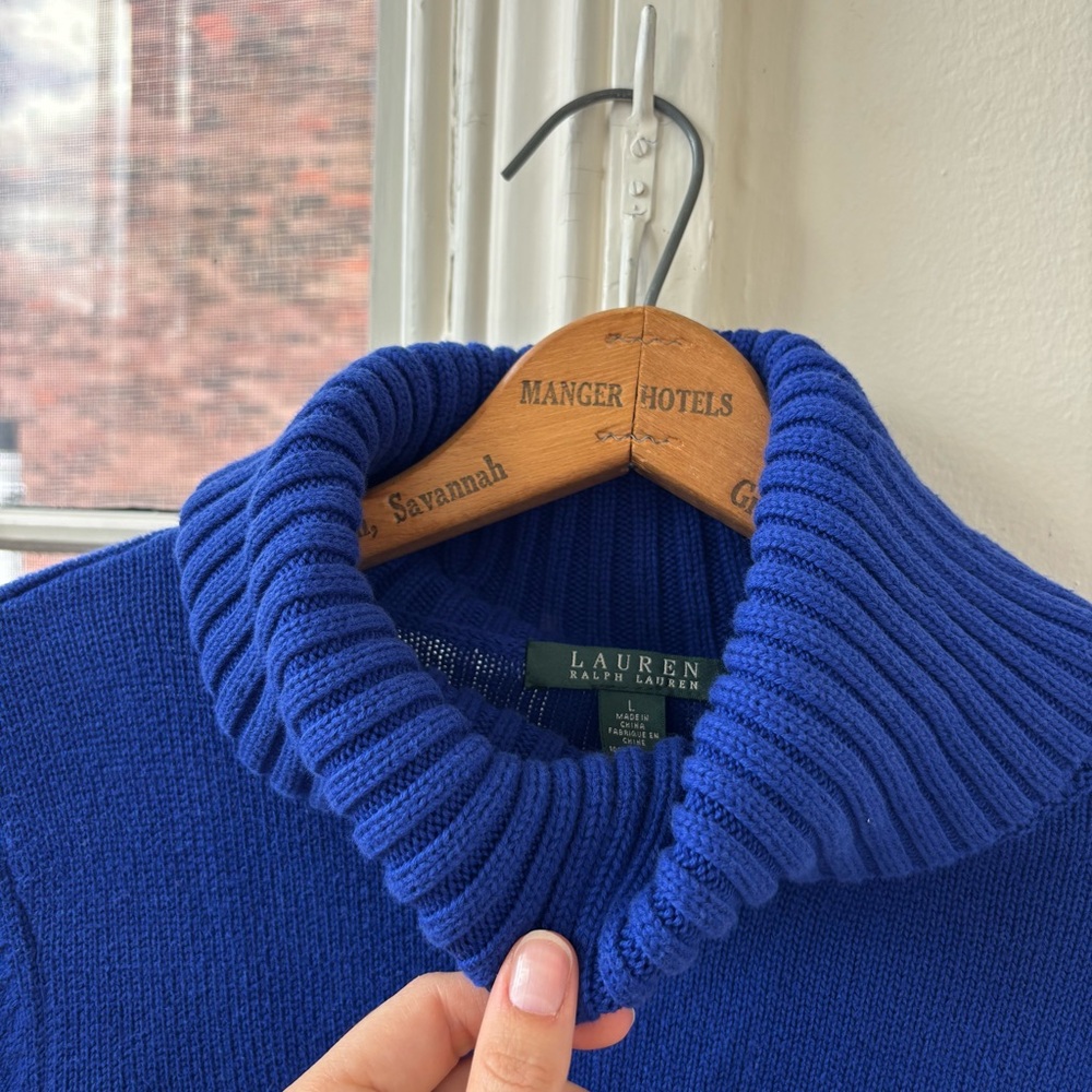 RARE Vintage 90s Ralph Lauren Turtleneck - Picture 3 of 7